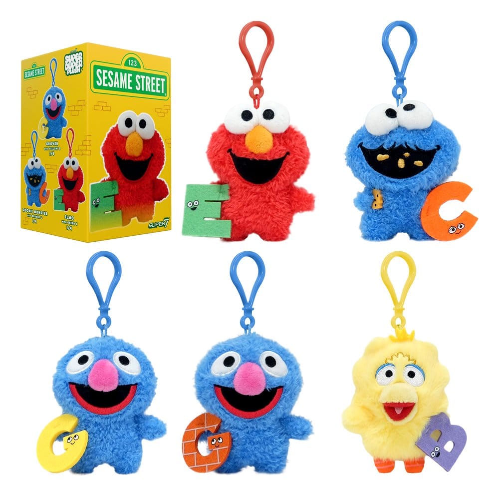 Sesame Street Super Duper Plush Figures Wave 01 Blind Box Display (12)