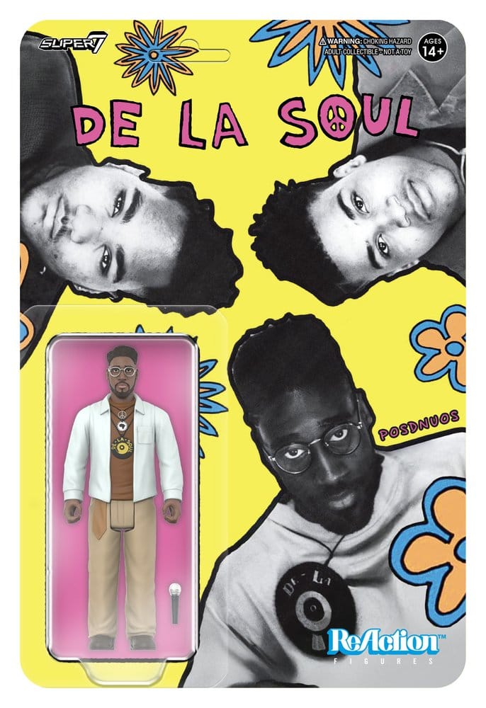 De La Soul ReAction Action Figure Wave 01 Kelvin "Posdnuos" Mercer (Me, Myself & I)
