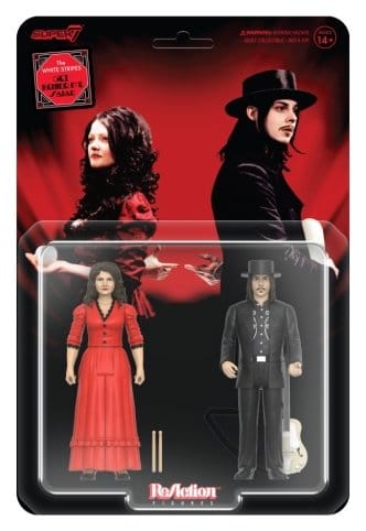 White Stripes ReAction Action Figures 2-Pack Wave 01 The White Stripes (Get Behind Me Satan) 10 cm