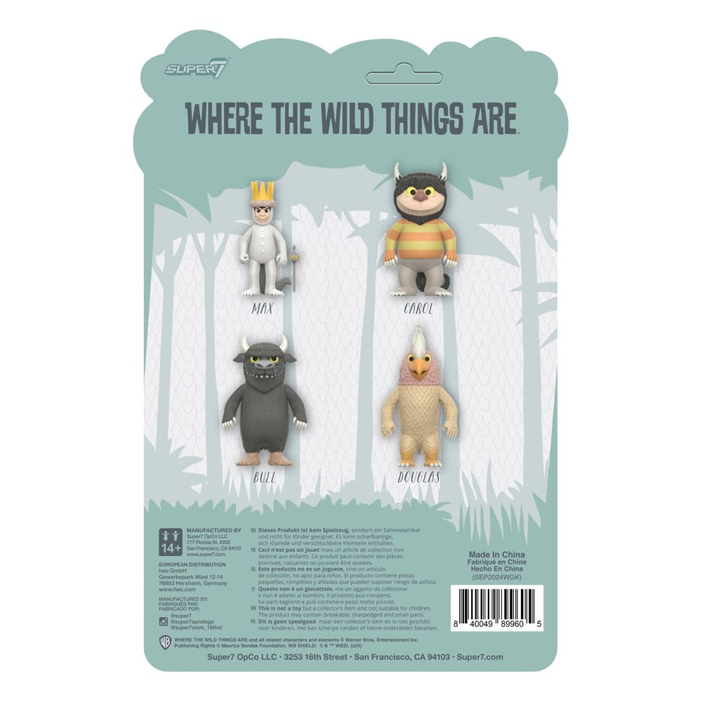 Where The Wild Things Are ReAction Action Figure Wave 01 Carol (Monster) 10 cm