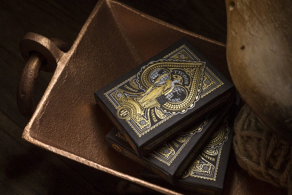 Tycoon Playing Cards Black