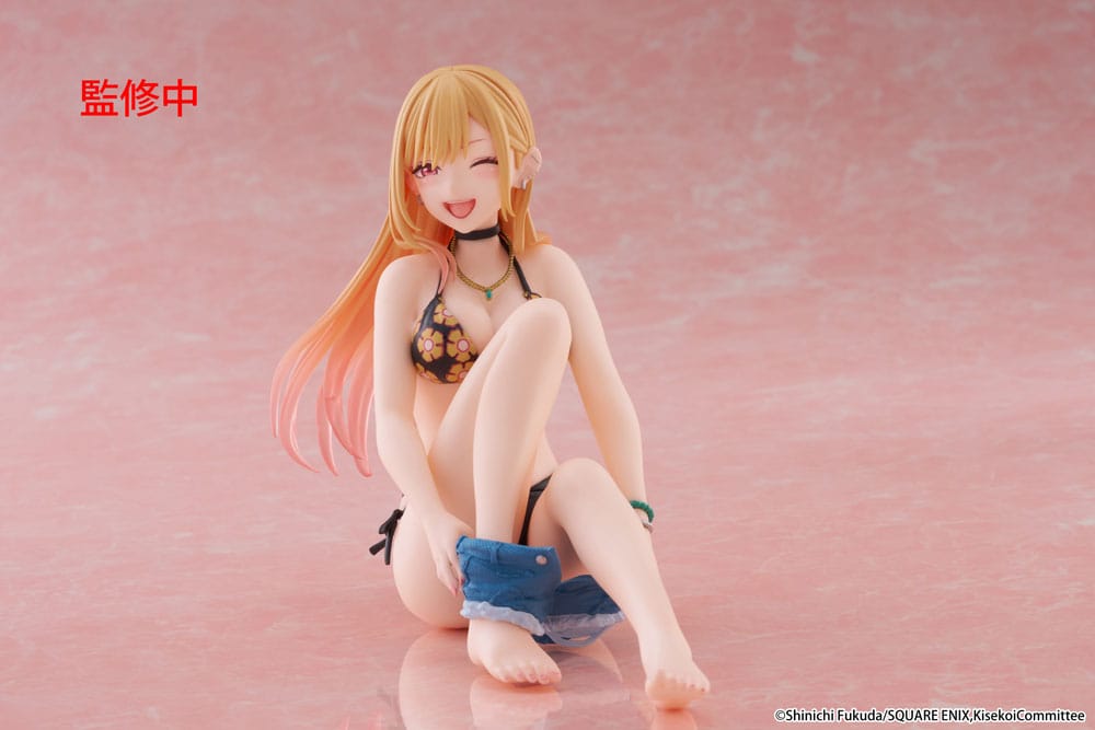 My Dress-Up Darling PVC Statue Desktop Cute Figure Marin Kitagawa Measured Swimsuit Ver. 13 cm
