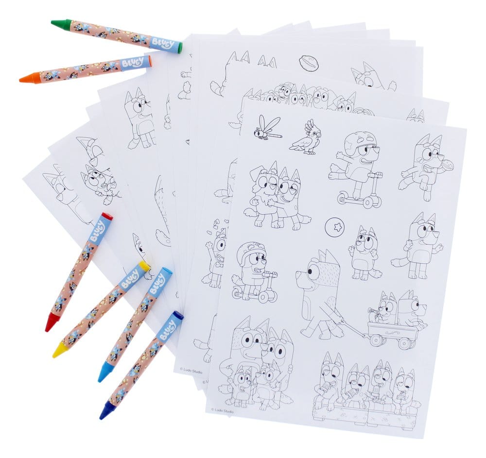 Bluey Sticker Colouring Set