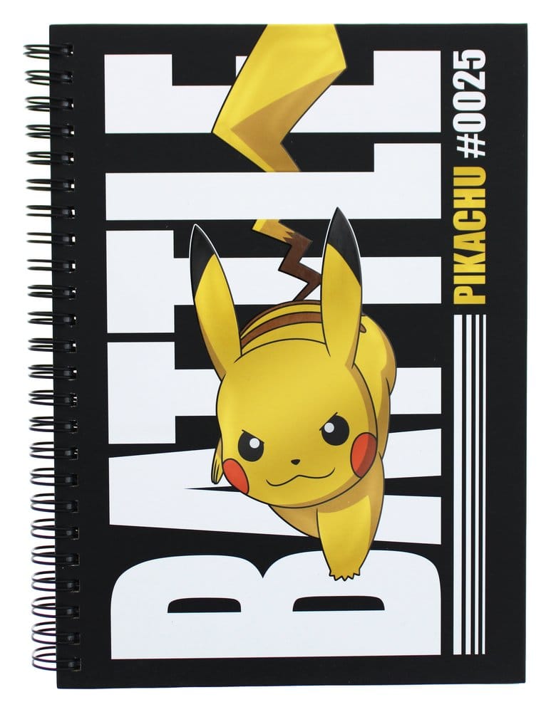 Pokémon Notebook A5 Battle Pikachu