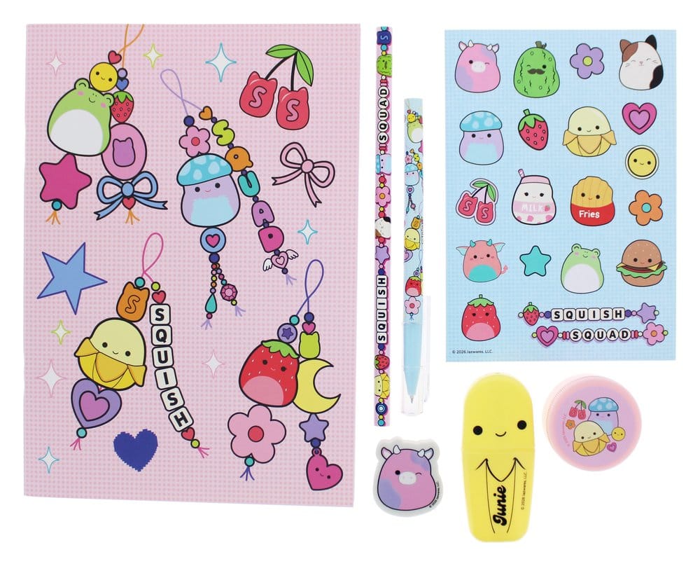 Squishmallows Stationery Set Squish Squad 7-piece