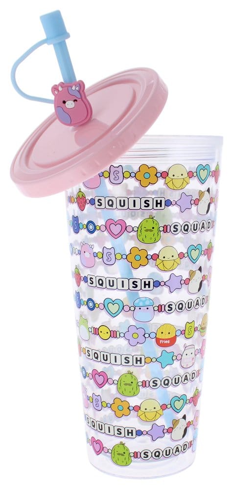Squishmallows Tumbler with Straw Squish Squad 700 ml