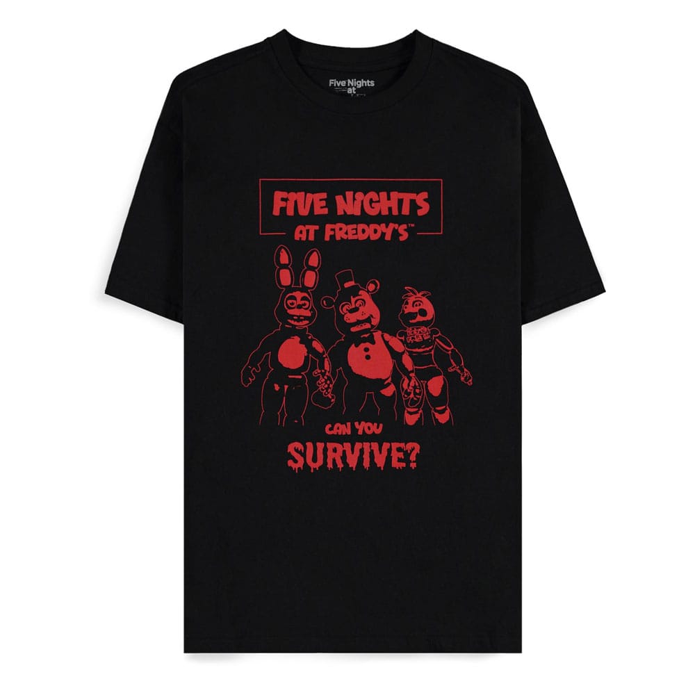 Five Nights at Freddy's T-Shirt Can You Survive Size S