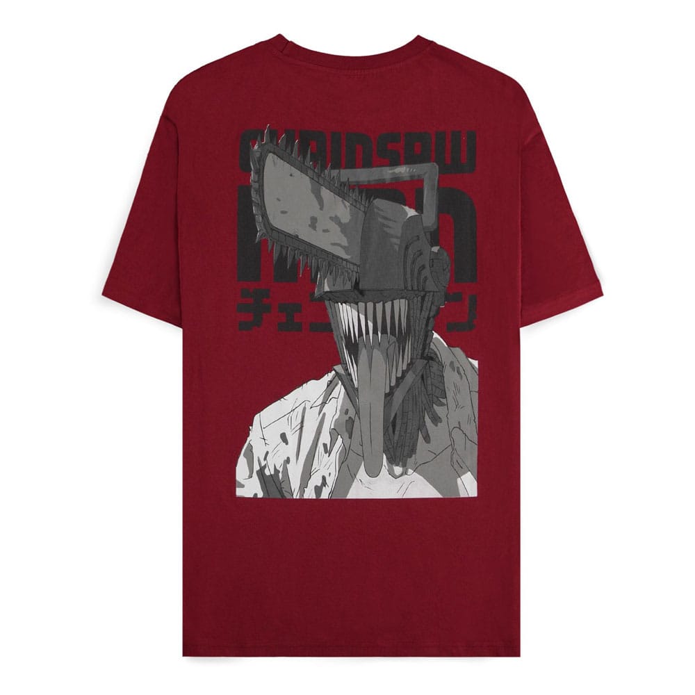 Chainsaw Man T-Shirt Smile Bordeaux Size S