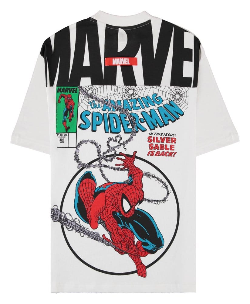 Marvel T-Shirt Spider Man Split Comic Size L