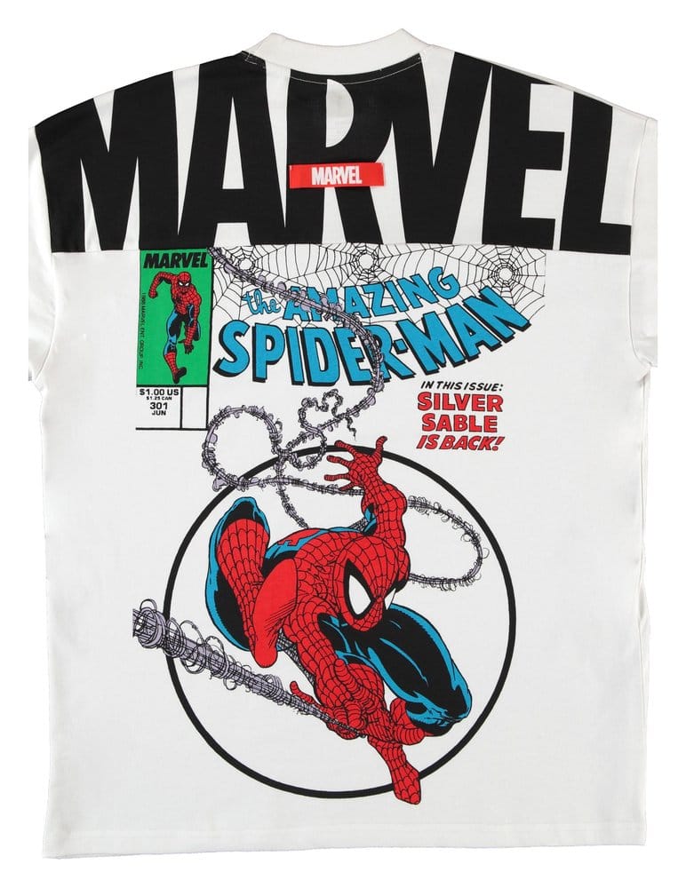 Marvel T-Shirt Spider Man Split Comic Size L