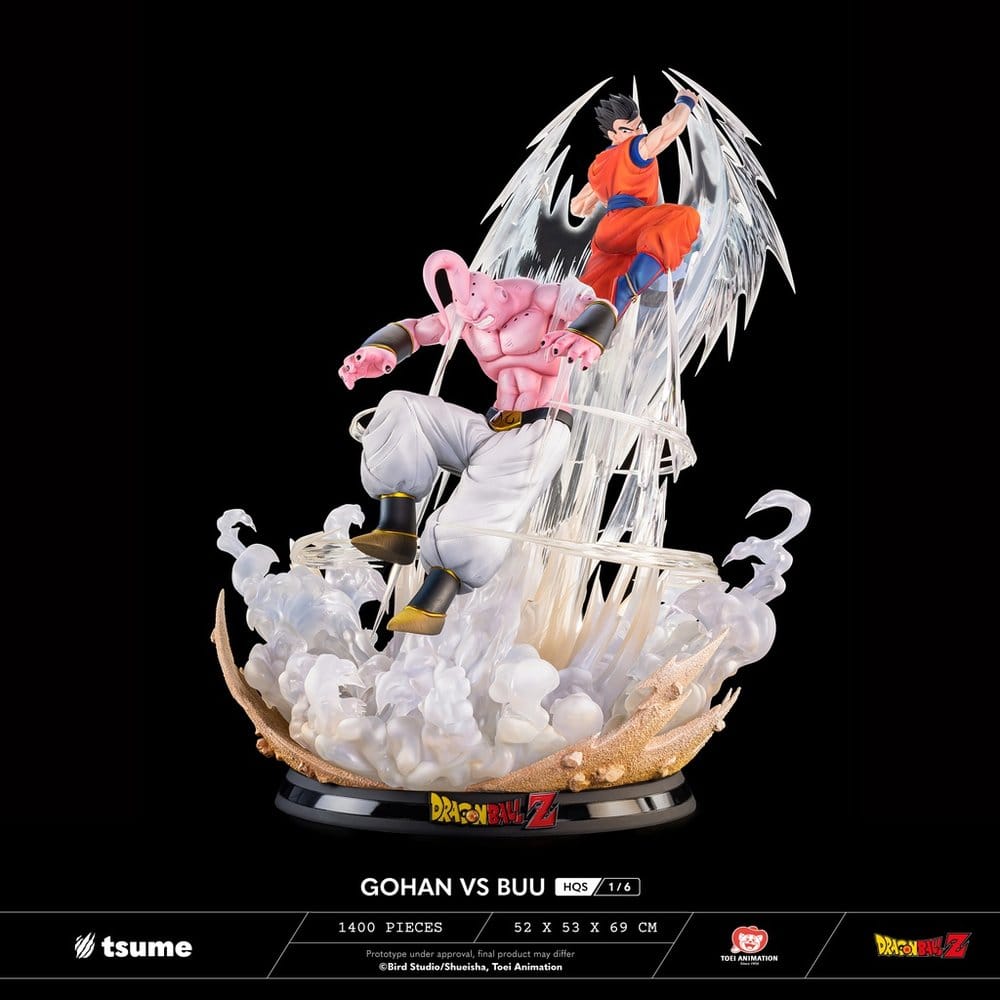 Dragon Ball Z HQS Figure 1/6 Gohan vs Buu 69 cm