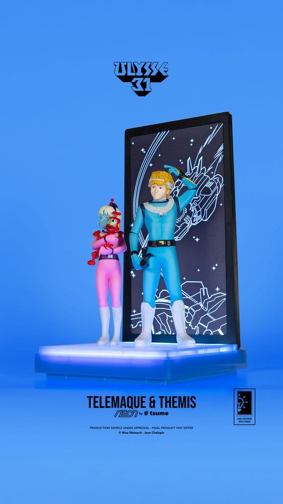 Ulysse 31 Neon Figure 1/9 Telemachus & Themis 20 cm
