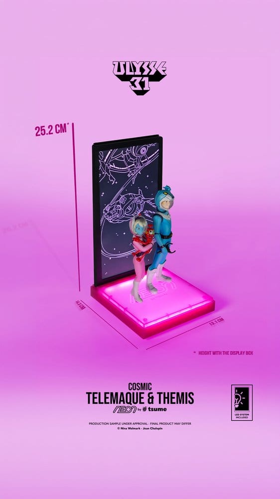 Ulysse 31 Neon Figure 1/9 Telemachus & Themis Cosmic Version 20 cm