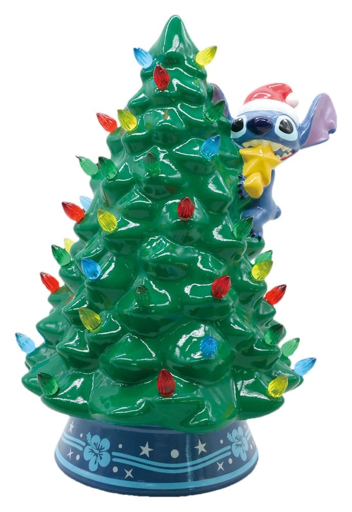 Disney Ceramic Christmas Tree with Lights Stitch 30 cm