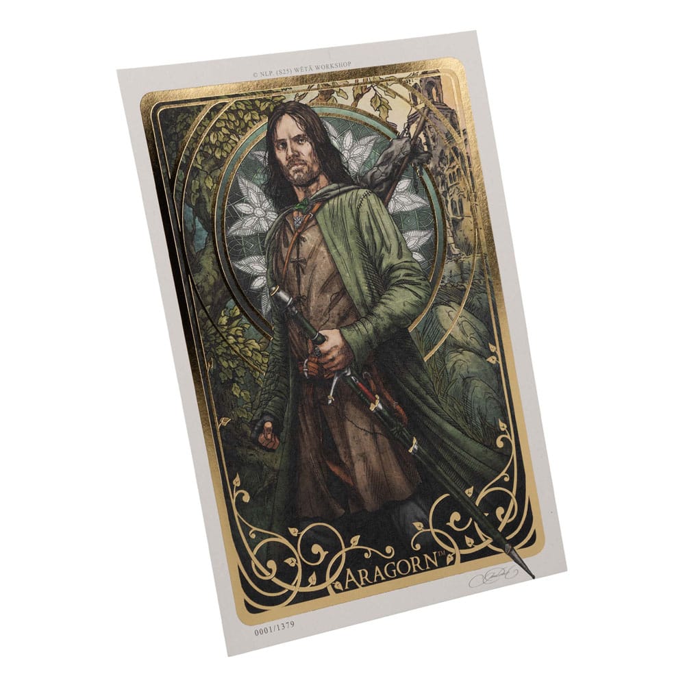 Lord of the Rings Art Print Aragorn Art Card 14 x 21 cm Limited Edition