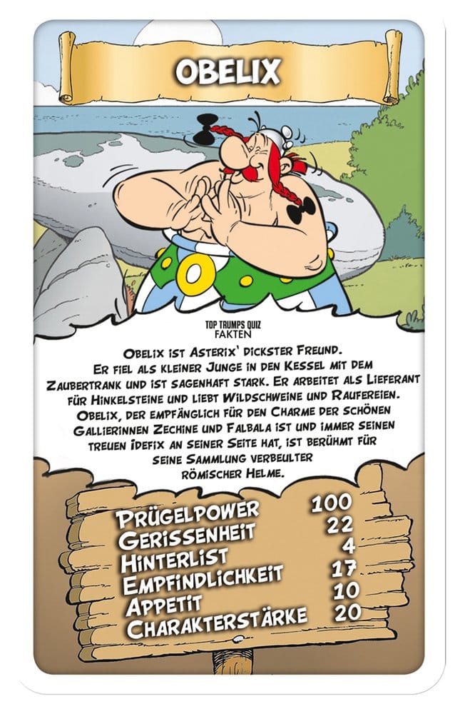 Asterix Card Game Top Trumps *German Version*