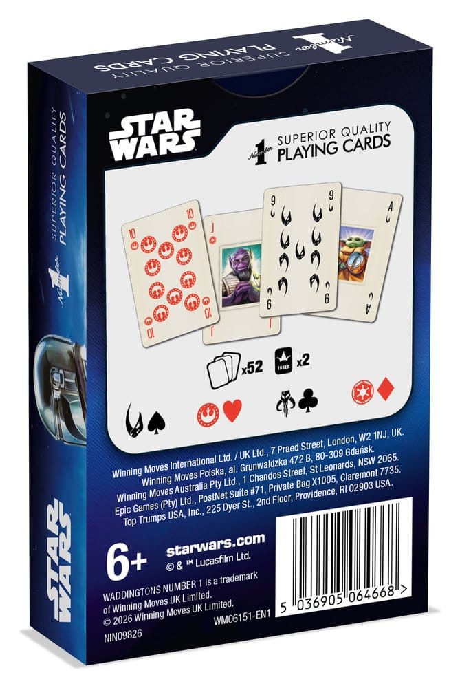 Star Wars Playing Cards The Mandalorian and Grogu *English Version*
