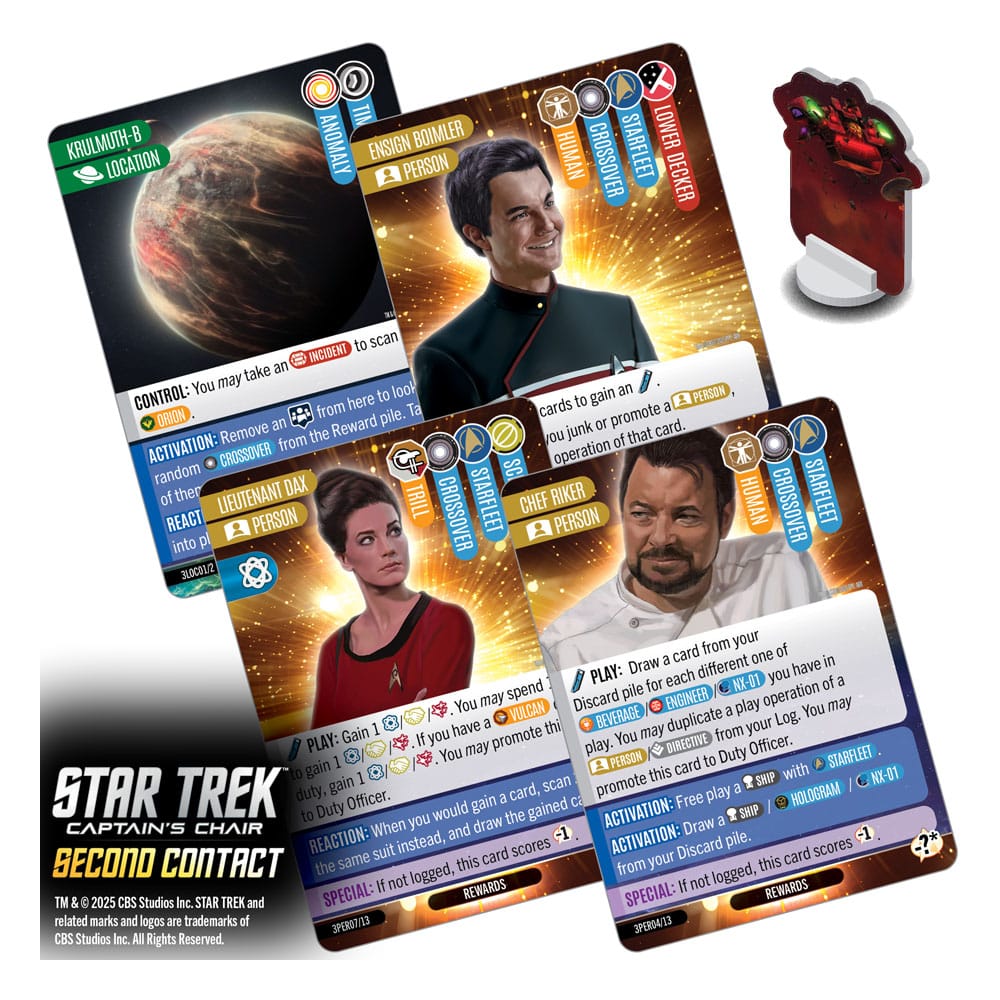 Star Trek: Captain's Chair Card Game Second Contact *English Version*