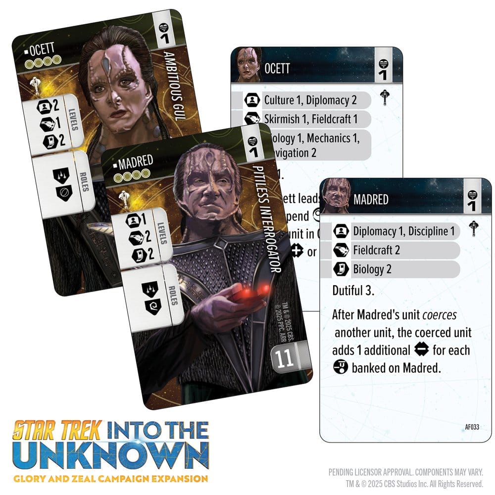 Star Trek: Into the Unknown Miniatures Game Expansion Glory and Zeal *English Version*