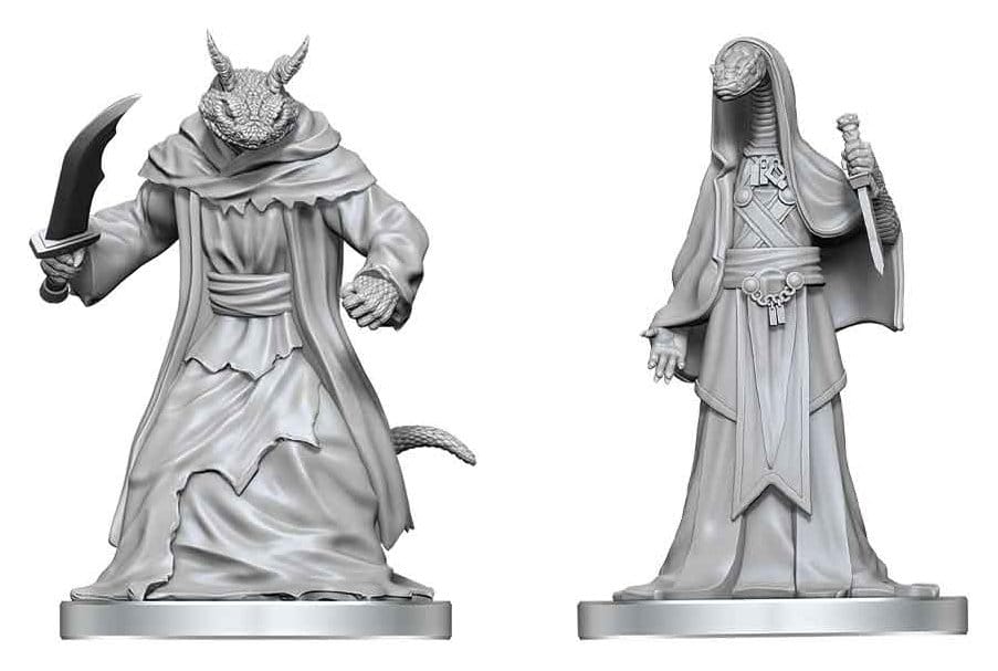 Pathfinder Battles Deep Cuts Unpainted Miniature Zyss & Aapoph Serpentfolk 13 cm