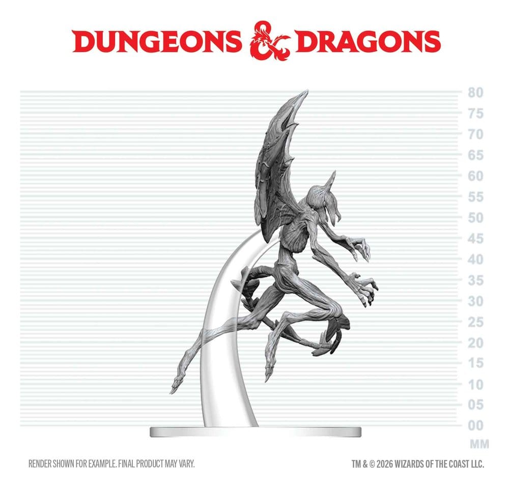 Dungeons & Dragons Nolzur's Marvelous Miniatures Unpainted Miniature Nightgaunt 8 cm