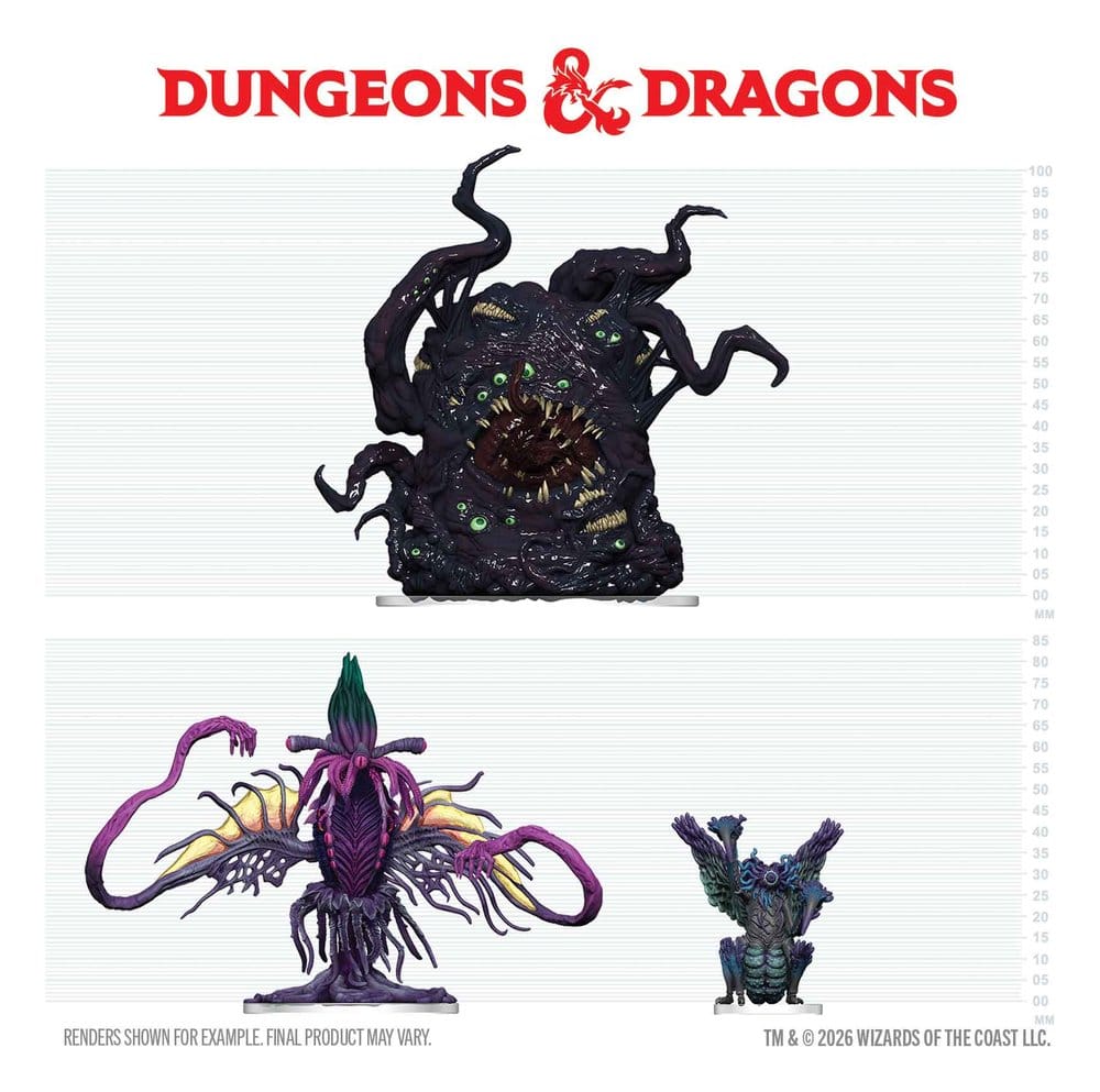 D&D Icons of the Realms Boxed prepainted Miniatures Eldritch Enemies of Ravenloft