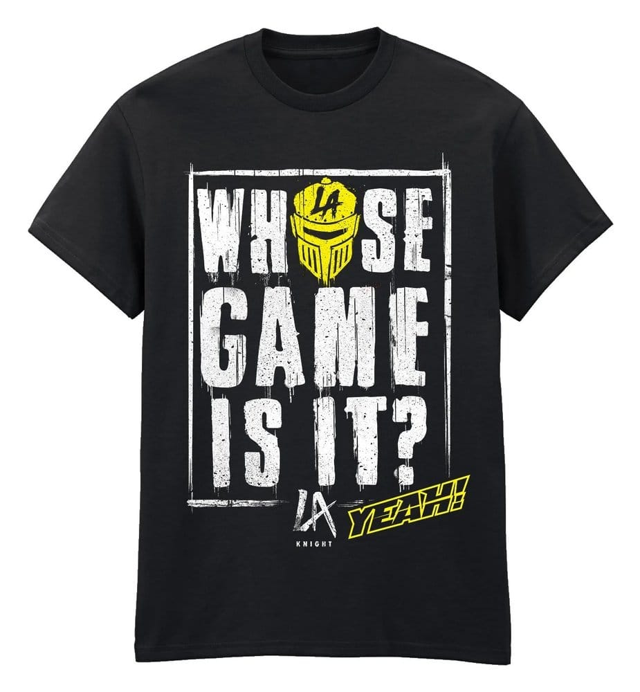 WWE T-Shirt Who's Game Is It Black Size S