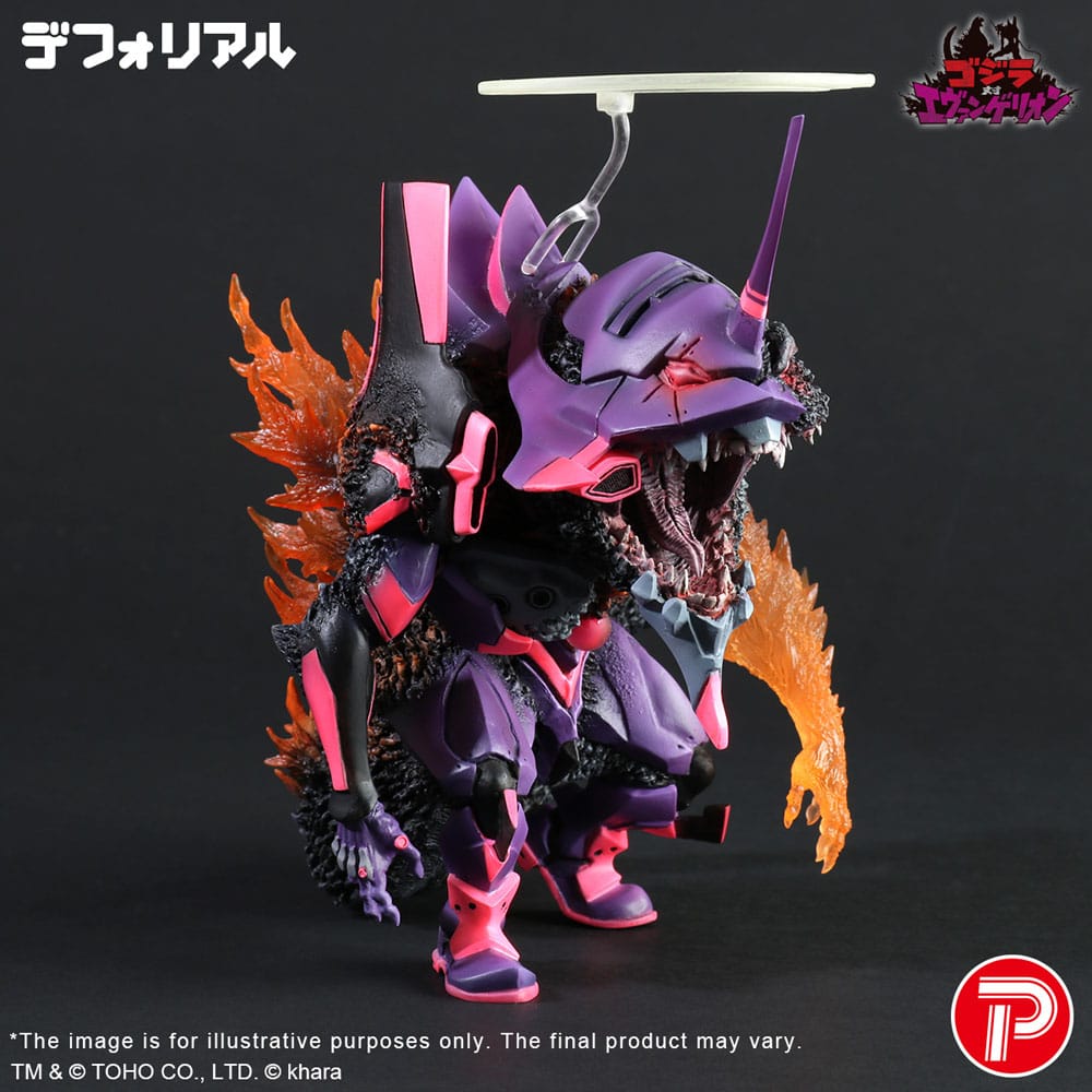 Godzilla vs. Evangelion Deforeal PVC Statue Test Type-01 Burning "G" Awakening Form 19 cm