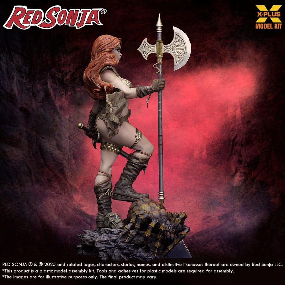 Red Sonja Plastic Model Kit 1/8 Red Sonja reissue 27 cm