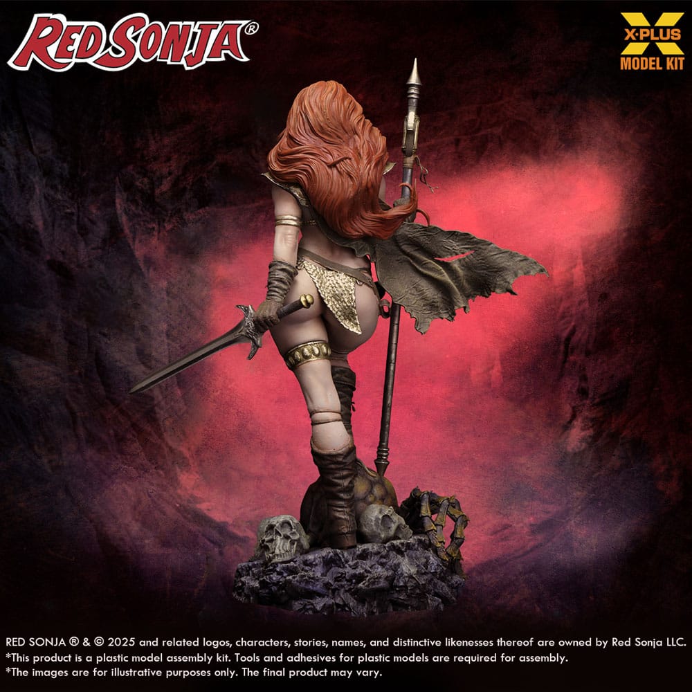 Red Sonja Plastic Model Kit 1/8 Red Sonja reissue 27 cm
