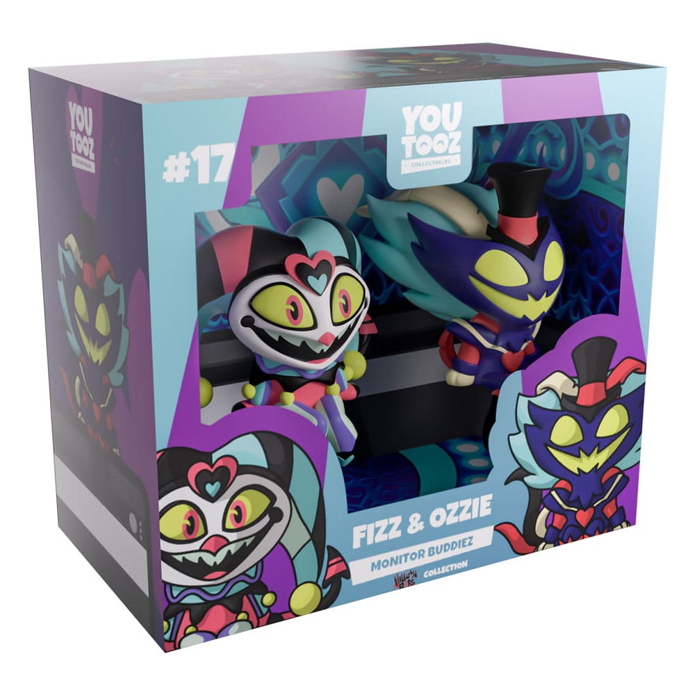 Helluva Boss Vinyl Figures Fizz & Ozzie Monitor Buddiez