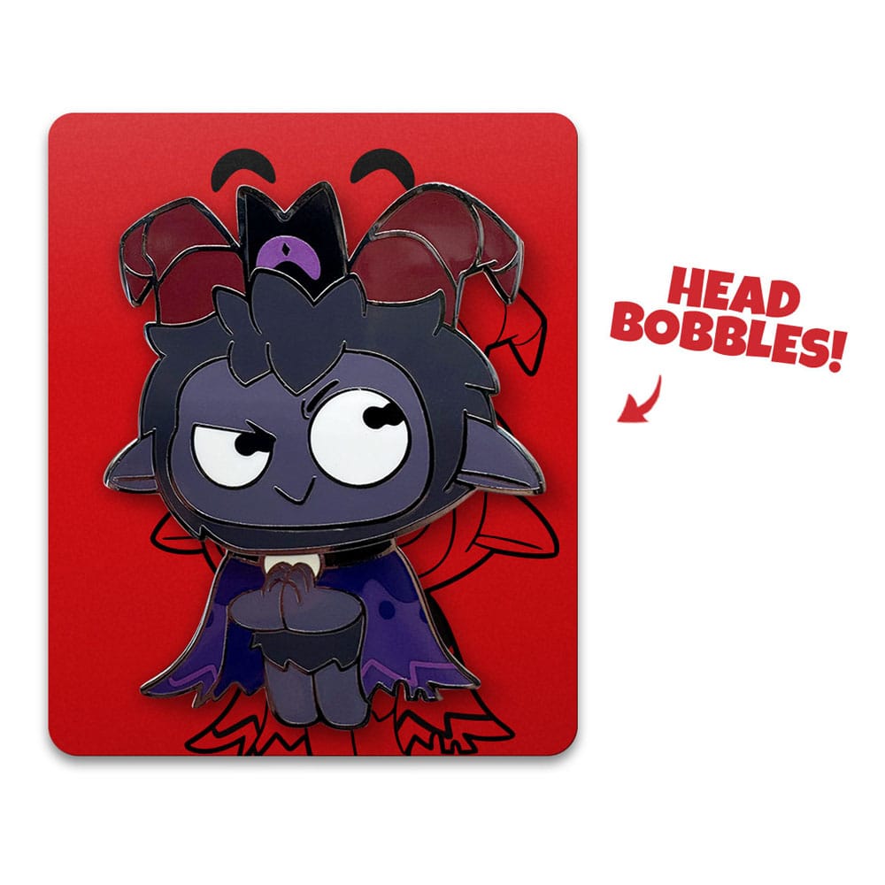 Cult of The Lamb Pin Badge Goat Bobble Head 5 cm