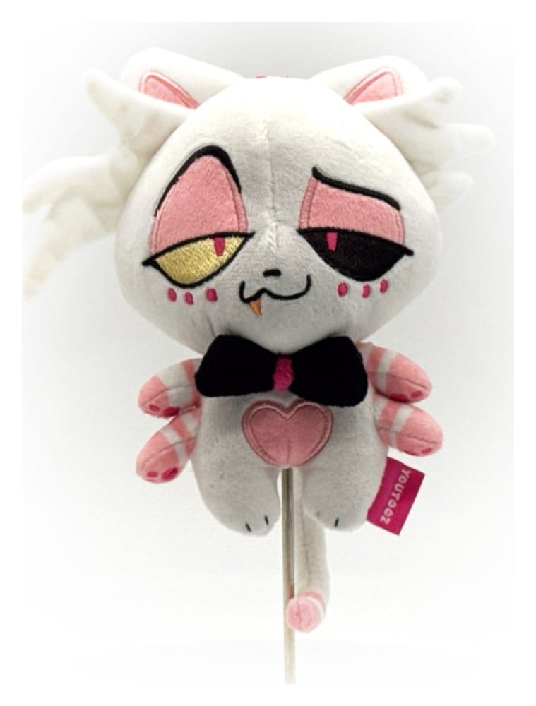 Hazbin Hotel Keychain Plush Angel Dust Kitty 13 cm