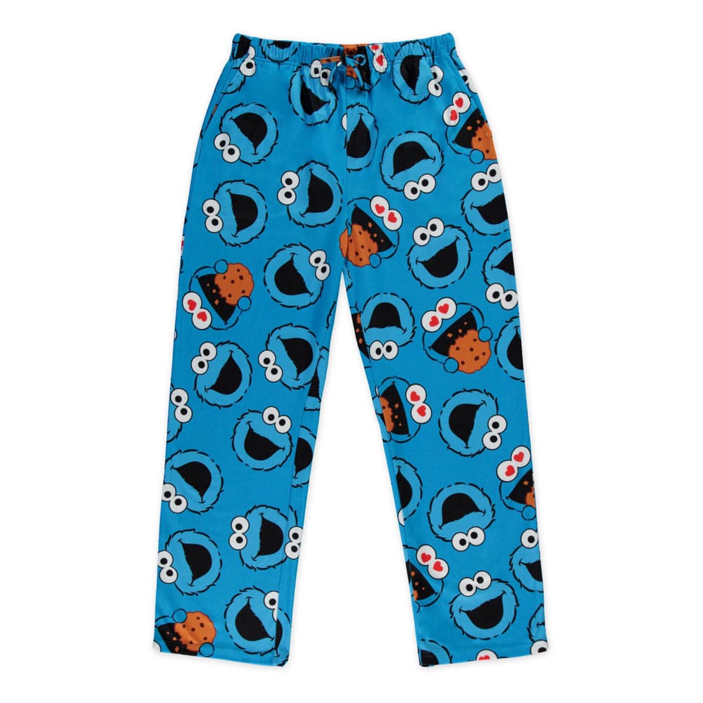 Sesame Street Jersey Pants Cookie Monster Size S