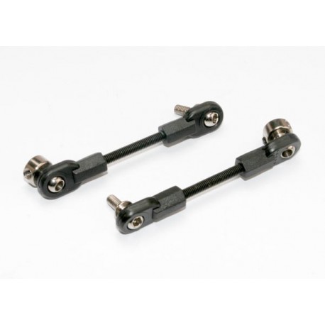 Traxxas 6897 Linkage, rear sway bar (2) (assembled with rod ends, hollow balls and