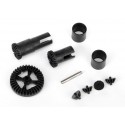 Traxxas 7579 - REPLACED BY 7579x - Gear set, differential (output gears (2)/ spider gears (4))/ring gear,