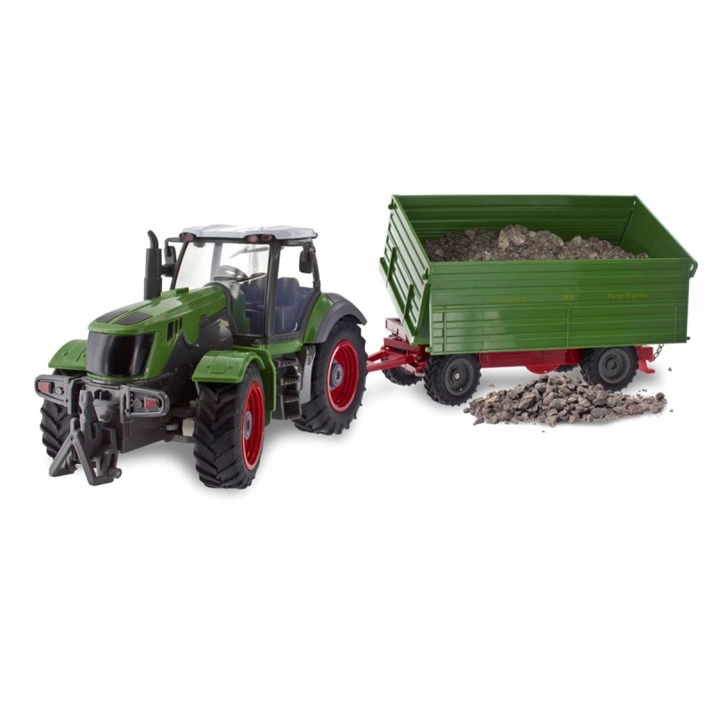 - Farm 1:28 skala - fjernstyret traktor med