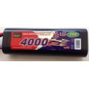 LiPO 7,4V - 4000mAh - 35c - Deans/T-plug - hard pack