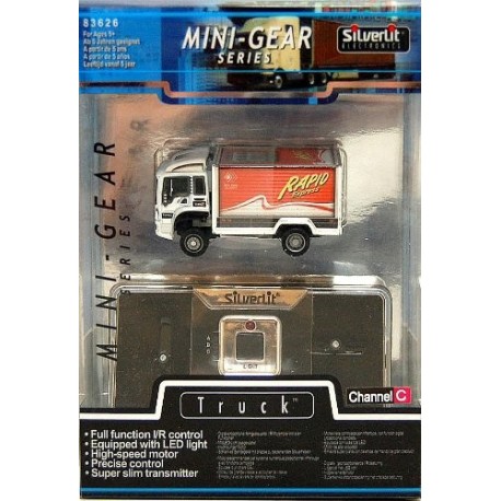 Mini lastbil m. lys - Silverlit I/R R/C Mini-Gear Series