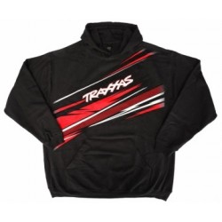 TRX1337 Hoodie Traxxas SST Charcoal with Red/White Print Large TRAXXAS 1337