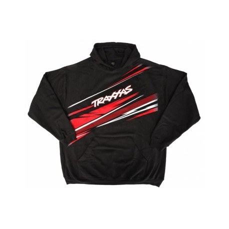 TRX1337 Hoodie Traxxas SST Charcoal with Red/White Print Large TRAXXAS 1337