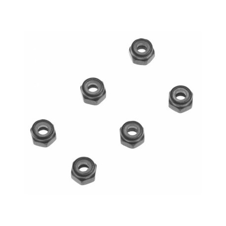 DROMIDA Nylon Insert Steel Lock Nuts 3mm (6) DIDC1001