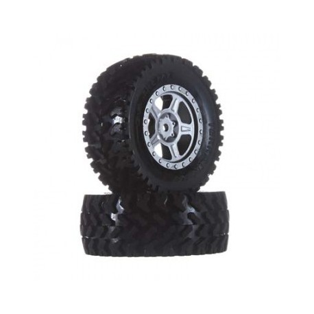 DROMIDA Wheel/Tire Assembled w/Foam Insert DT 4.18 DIDC1080