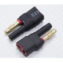 HXT 4mm to T-Connector/deans Battery Adapter Lead (2pc)