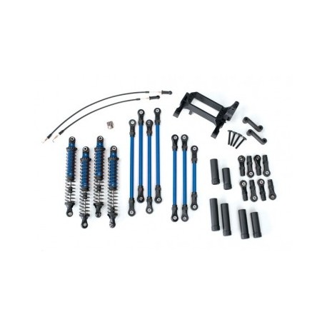 Traxxas 8140X Long Arm Lift Kit TRX-4 Blue Complete
