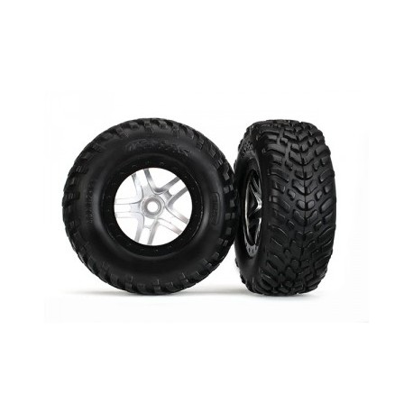Traxxas 5975X Tire & Wheel, BFGoodrich S1/Split-Spoke, Front/Rear