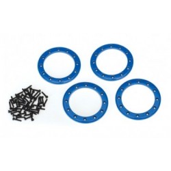 Traxxas 8168X Alu Beadlock Rings 2,2" Blue (4)