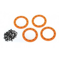 Traxxas 8168A Alu Beadlock Rings 2,2" Orange (4)