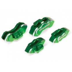 Traxxas 8367G Brake calipers Alu Green front and rear (4)