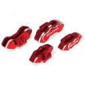 Traxxas 8367R Brake calipers Alu Red front and rear (4)